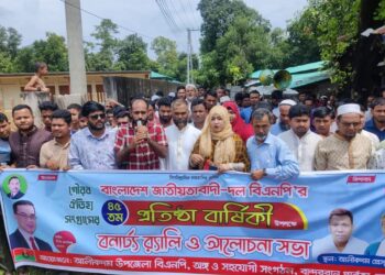 আলীকদমে বিএনপি’র ৪৫ প্রতিষ্ঠা বার্ষিকী পালন
