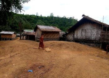 Village of hill