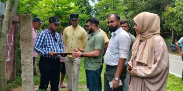 আলীকদমে বিভিন্ন উন্নয়ন প্রকল্পের লে-আউট হস্তান্তর