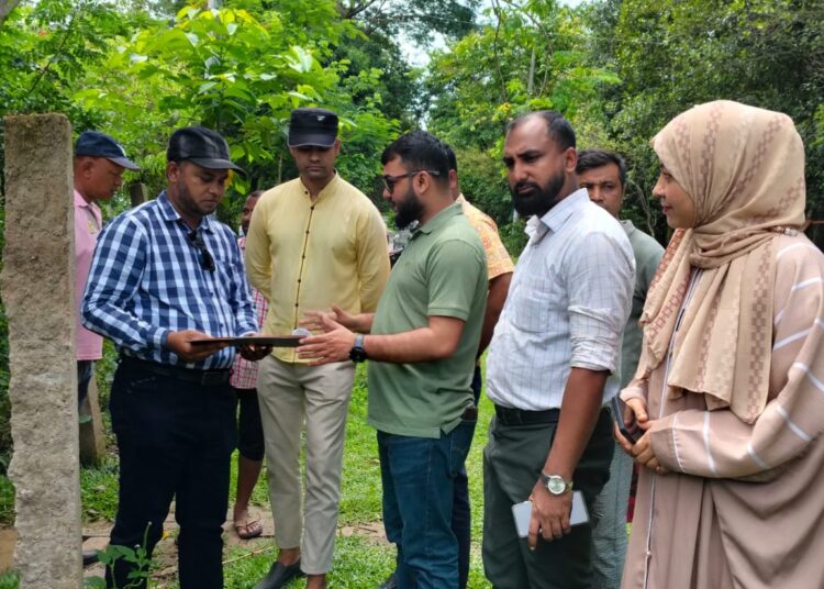 আলীকদমে বিভিন্ন উন্নয়ন প্রকল্পের লে-আউট হস্তান্তর