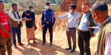 আলীকদমে তিন ইটভাটায় অভিযান : জরিমানা আদায়